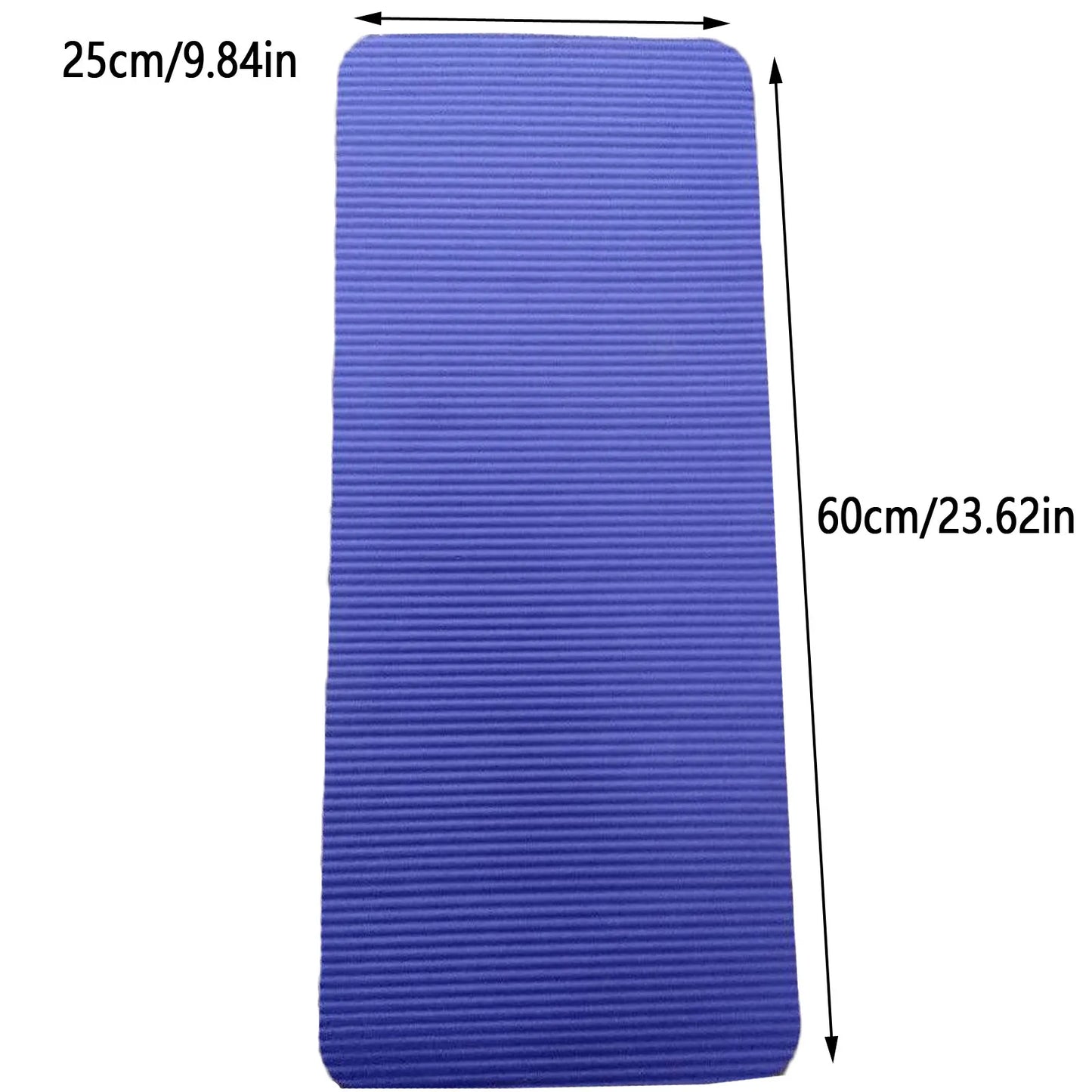 1x Anti-Skid Yoga Mat – 1.5cm Thick Comfort Rubber for Exercise & Pilates