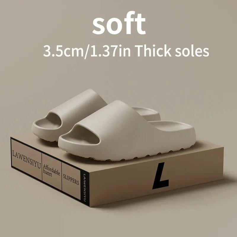Coconut Slippers – Soft, Thick-Soled, Non-Slip Summer Sandals for All-Day Comfort