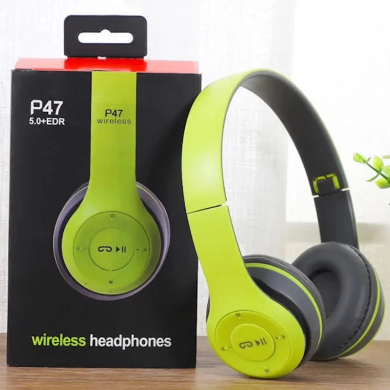 Air P47 TWS Bluetooth Earbuds – Stereo Music Headset with Mic for Android & iPhone