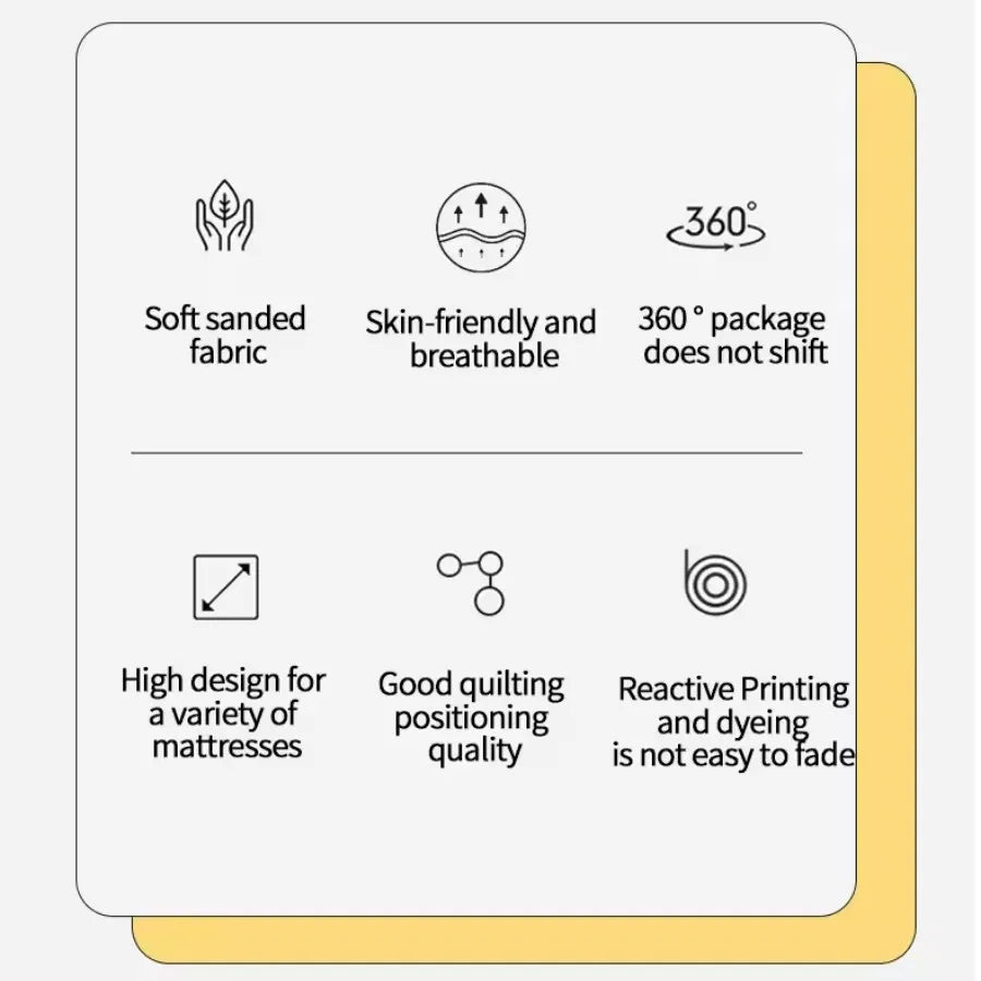 Waterproof Quilted Fitted Bed Sheet – 360° Elastic Mattress Protector, Single/Double/Queen/King