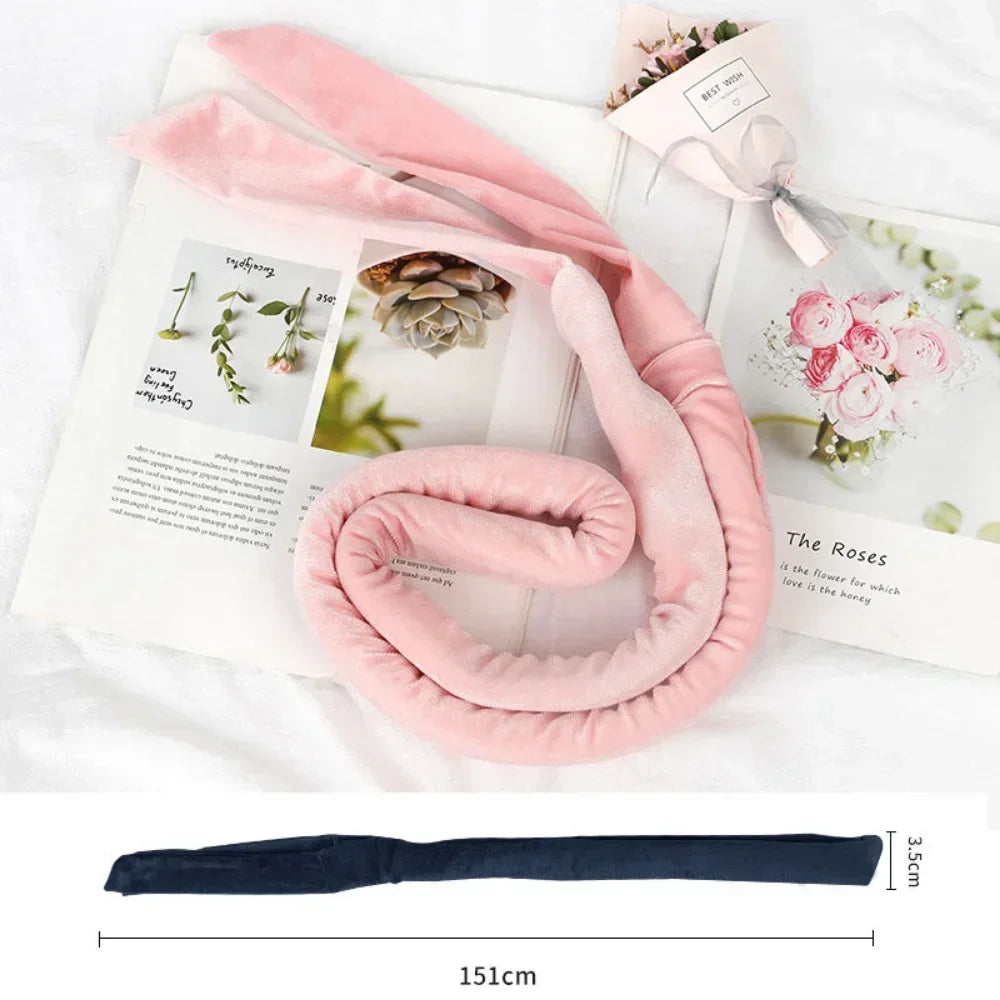 Heatless Curling Rod Headband – Soft, No-Heat Hair Rollers for Sleeping Curls
