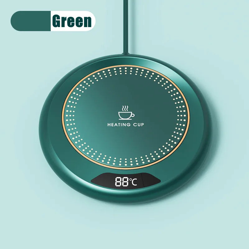 USB Heating Coaster – 3-Speed, 55°C Constant Temperature