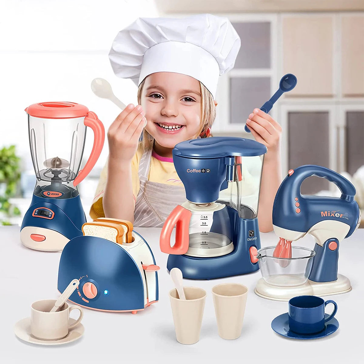 Realistic Kitchen Toy – Interactive Home Appliance Playset for Kids.