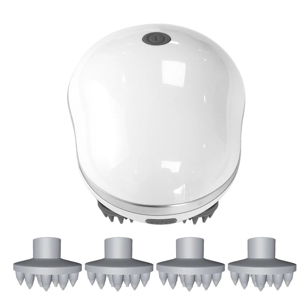 Electric Head & Scalp Massager – Rechargeable Anti-Stress Massage Tool