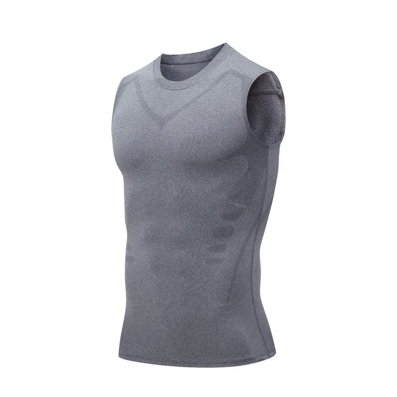 Men's Quick-Dry Compression Tank Top – Fitness, Basketball, Running