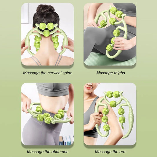 Massage Roller – Handheld Deep Tissue Muscle Stick for Neck, Thigh, Calf & Leg Recovery