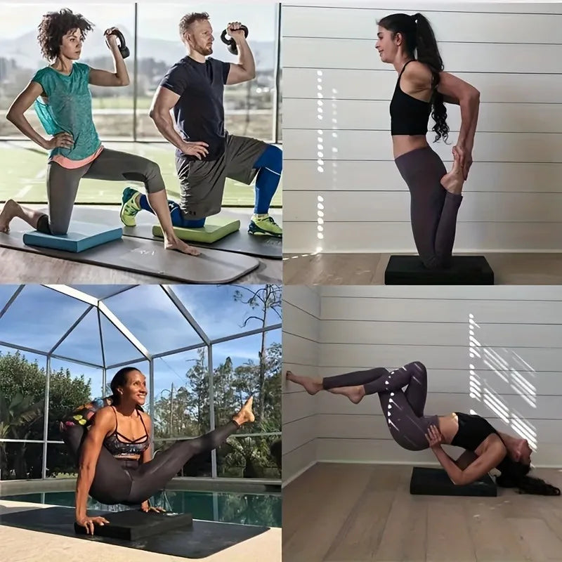 Thick Yoga & Workout Mat – Non-Slip Pilates & Gym Pad