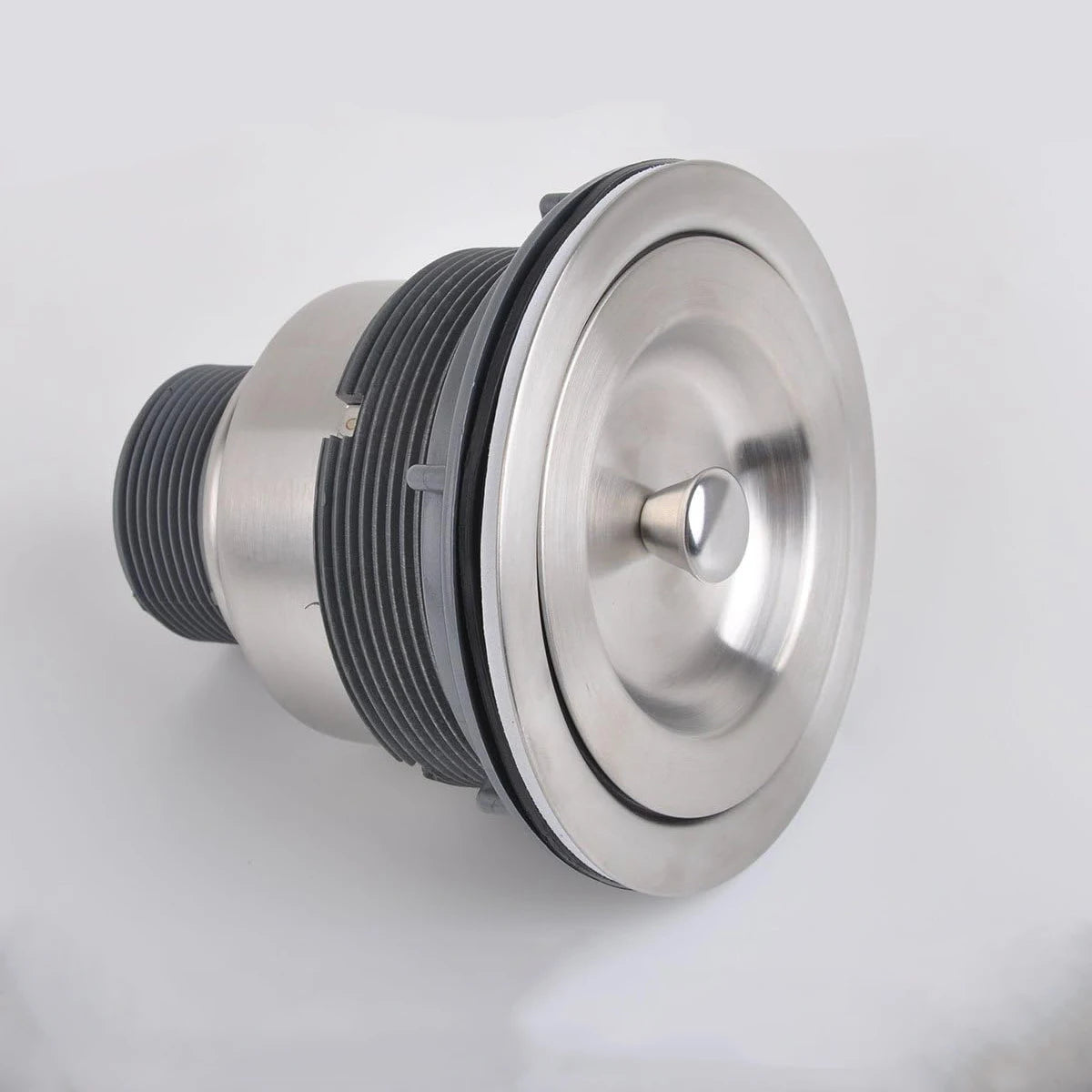 3.5-inch Kitchen Sink Drain Assembly – Removable Filter Basket, Sealing Plug & Tailpiece