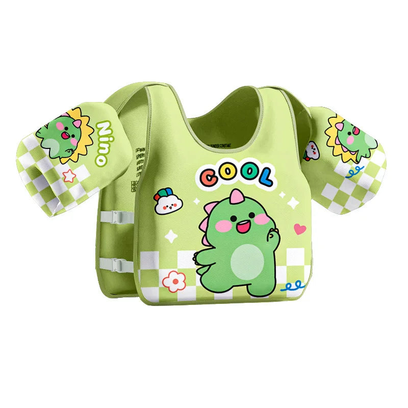 Baby Swim Vest — Non-Inflatable Float with Arm Sleeves for Boys & Girls