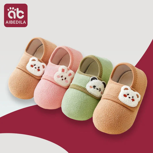 AIBEDILA Toddler Non-Slip Winter Booties (0–4T)