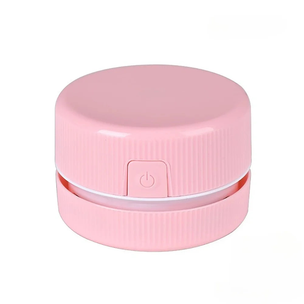 Portable Desktop & Car Vacuum Cleaner – Mini Handheld Table Sweeper