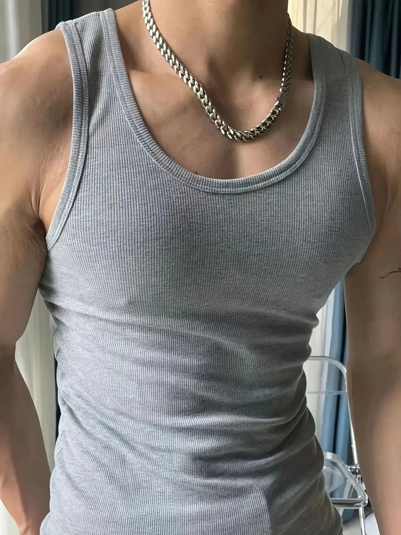 Men's Quick-Dry Compression Tank Top – Fitness, Basketball, Running