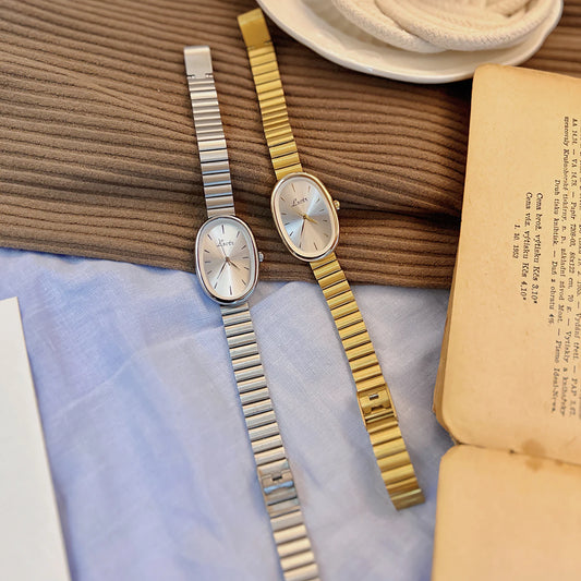 Women's Vintage Gold Bracelet Quartz Watch – Elegant & Fashionable
