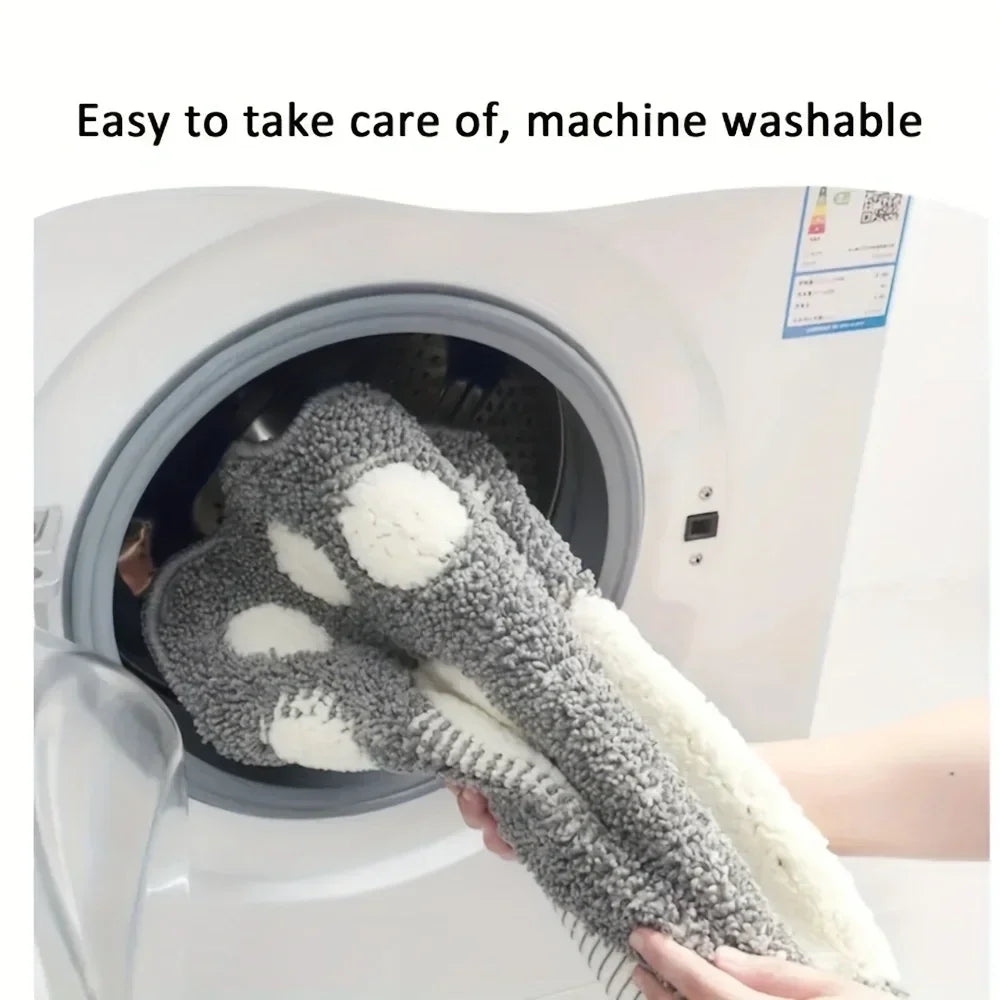 Bathroom Microfiber Bath Mat – Soft, Non-Slip, Water-Absorbent, Machine Washable
