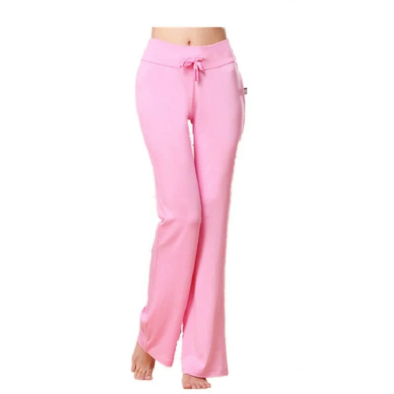 Women’s High-Waist Flare Yoga Leggings – Seamless Push-Up Workout Pants