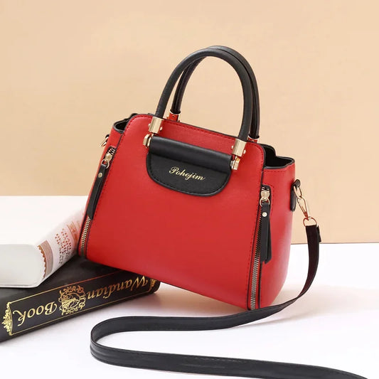 2025 Women’s PU Leather Handbag – Luxury Tote & Crossbody Shoulder Bag