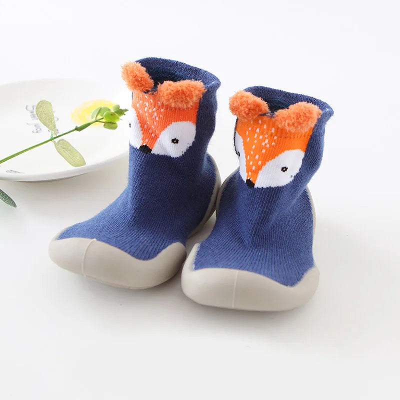 Baby First Walkers — Soft Non-Slip Knit Booties for Toddlers & Infants