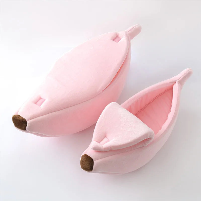 Banana Cat Bed – Cozy, Cute & Portable Pet Cushion