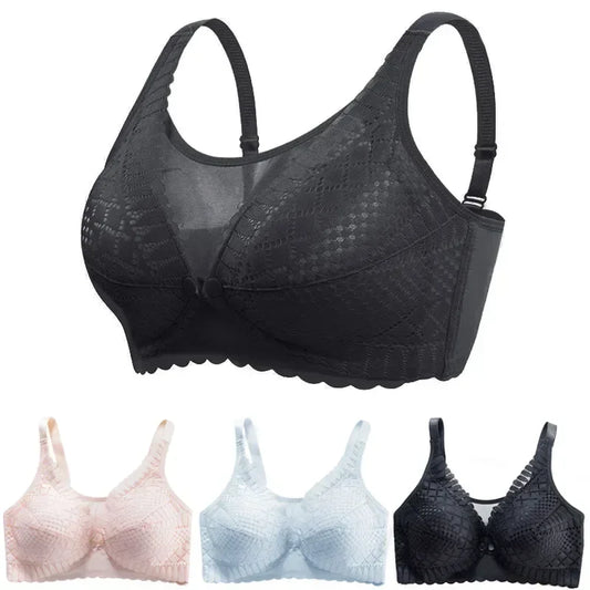 Front Button Nursing Bra – Adjustable Maternity Breastfeeding Bra