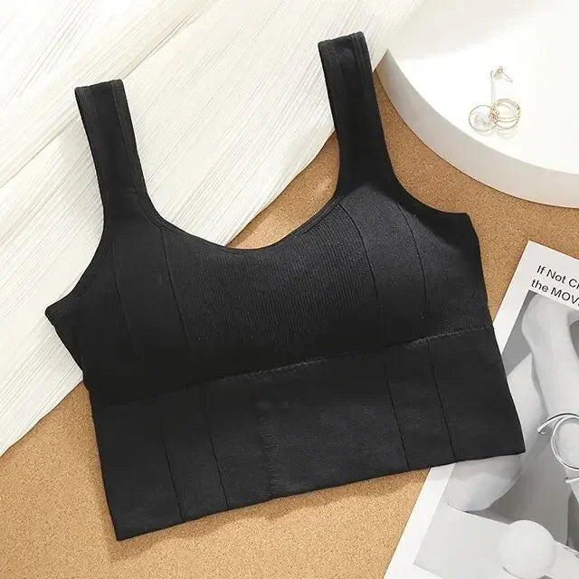 Women’s Seamless Sports Bra – Breathable, Anti-Sweat, Shockproof Yoga & Fitness Crop Top