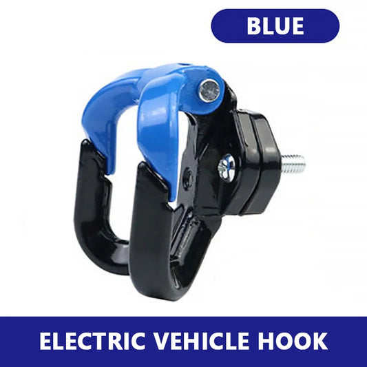 SEAMETAL Motorcycle Helmet & Bag Hook — Double Aluminum Alloy Hanger Accessory