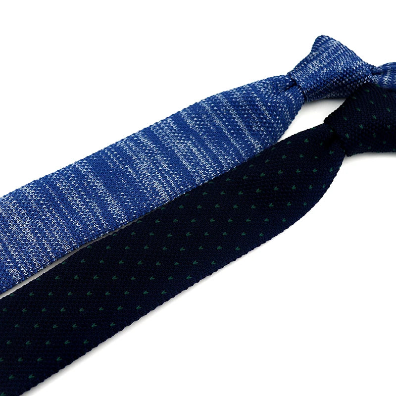 Fashion Knitted Ties for Men & Women – Casual Solid/Striped Narrow Necktie for Business, Wedding, and Daily Wear