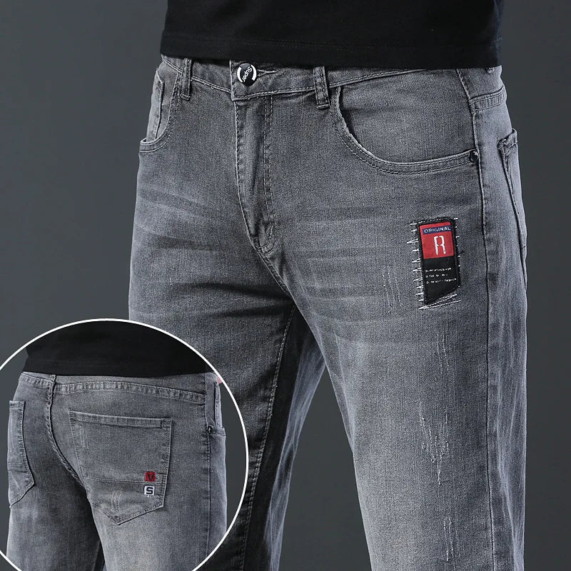 Men's Slim-Fit Stretch Denim Pants – Stylish & Comfy