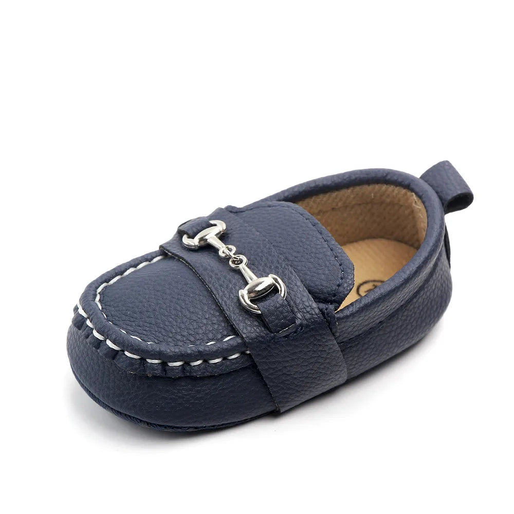 Baby Slip-On Shoes — Soft PU & Cotton, Unisex Newborn, Spring/Autumn