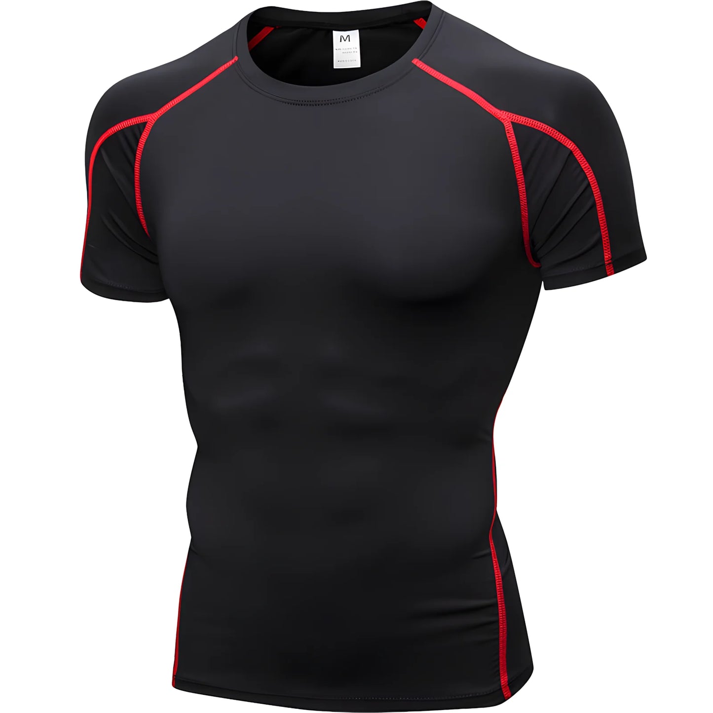 Men's Quick-Dry Compression Gym T-Shirt — Short Sleeve Fitness & Running Top