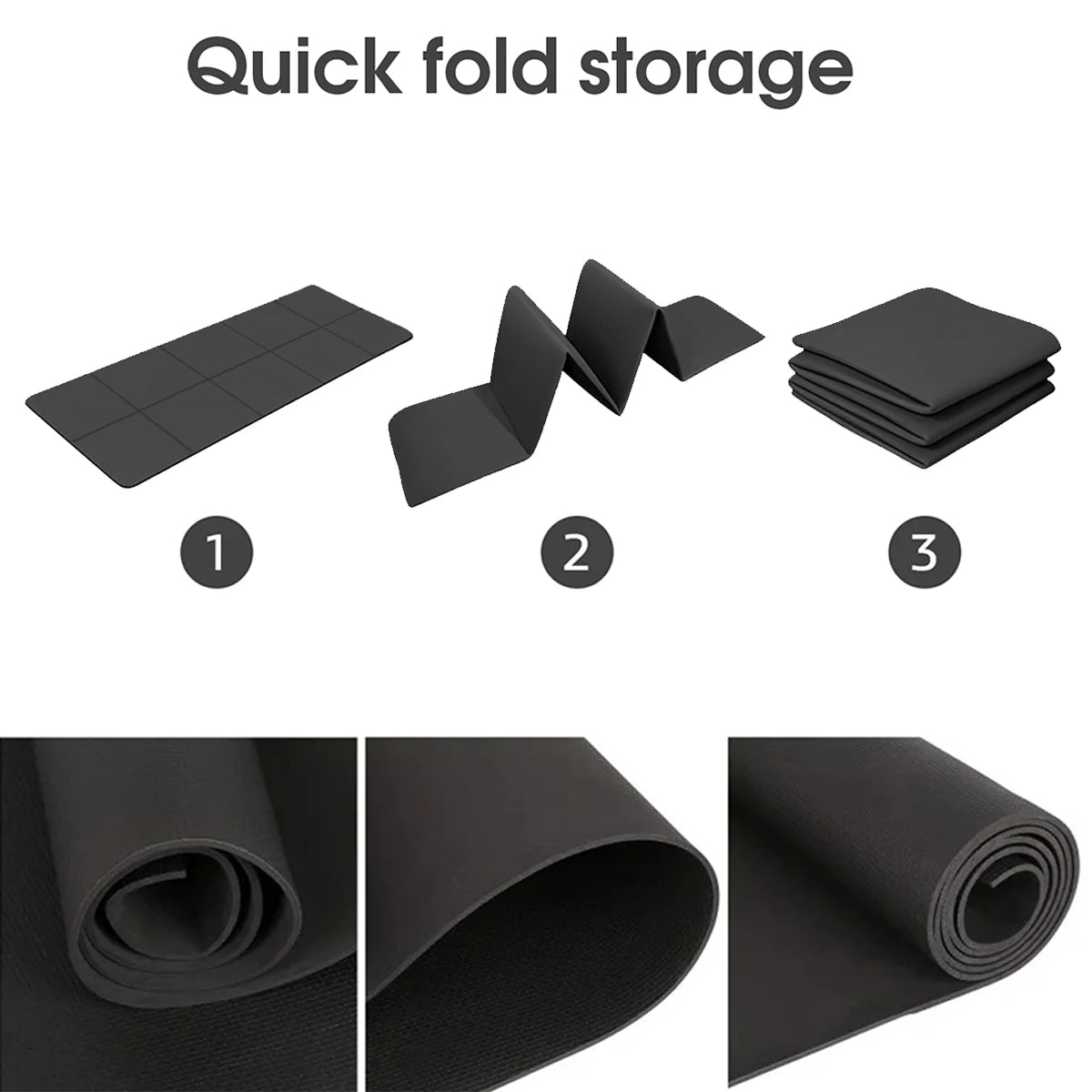 Anti-Skid EVA Yoga Mat – 4mm Thick Foam for Exercise & Pilates