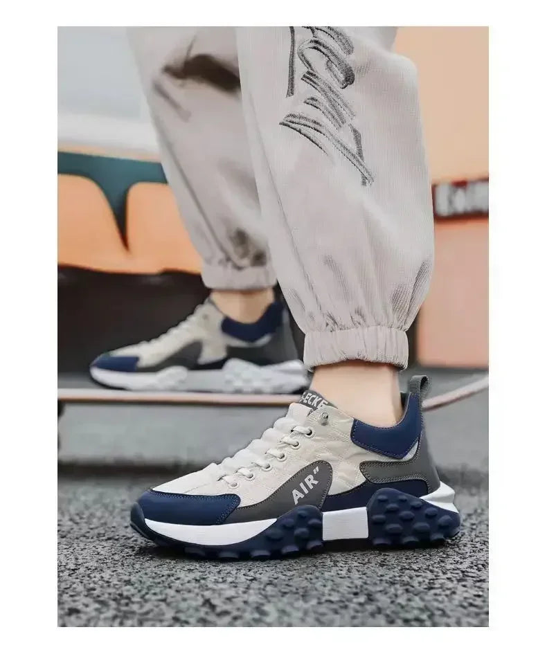 Men’s Platform Sneakers – 2024 Casual Vulcanized Running Shoes