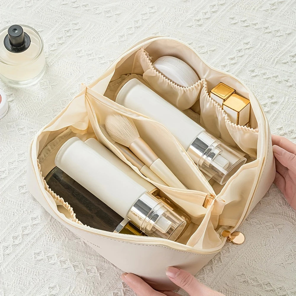 Makeup Organizer Toiletry Kit Bag — Luxury Cosmetic Storage Pouch & Travel Organizer Case for Women