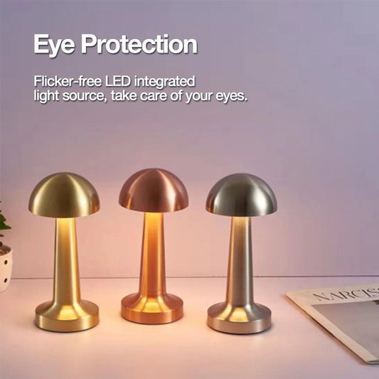 LED Table Lamp – Touch Control, 3 Colors, Cordless Modern Desk Lamp