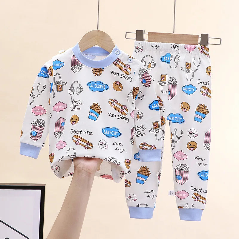 Baby Pajama Set – Pure Cotton, Comfortable Home Outfit