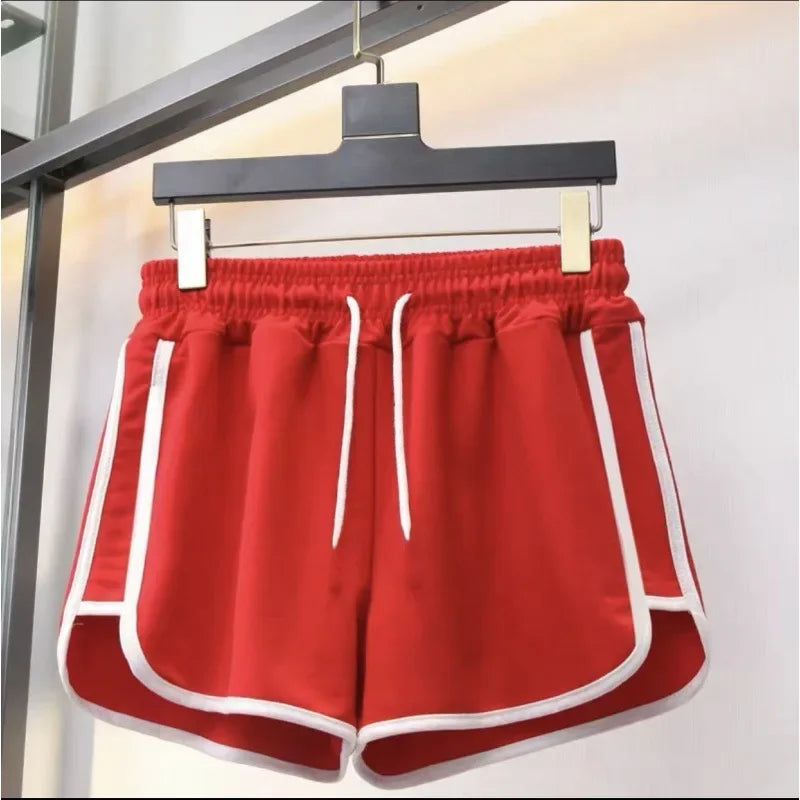 Women's Summer Yoga Shorts – Mid-Waist, Loose, Breathable, Wide-Leg Gym Pants