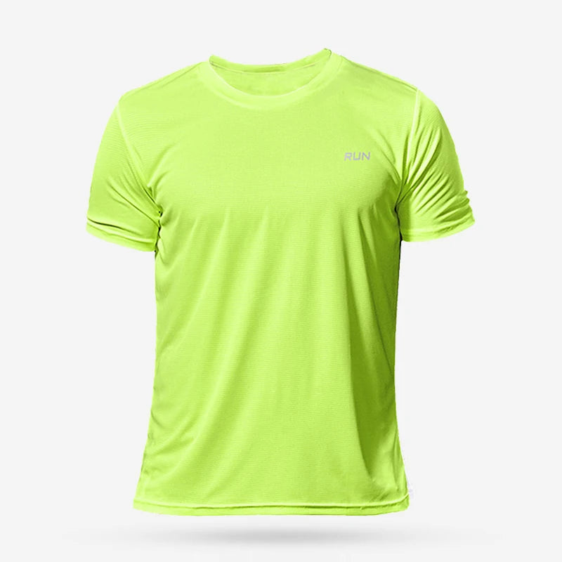 Men’s Quick-Dry Sports T-Shirt – Fitness, Running & Gym Jersey