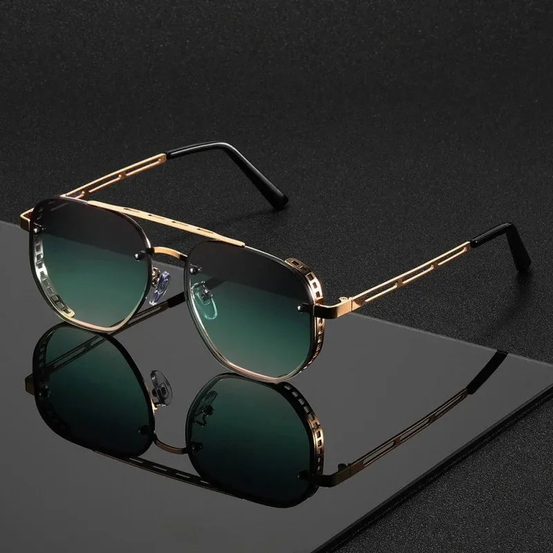 Men & Women Vintage Square Driving Sunglasses