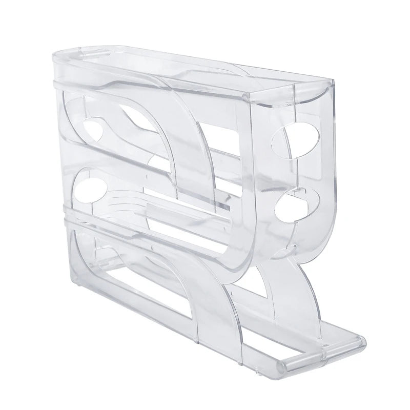 Roll-Out Egg Storage Box – Holds 30 eggs, durable & space-saving.