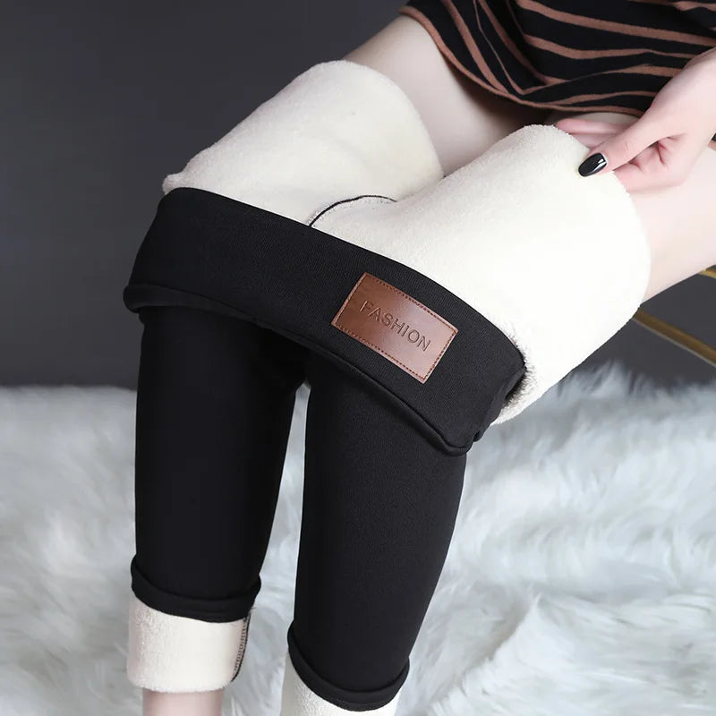 Thermal Women’s Leggings – High Waist, Winter Warm, Velvet Elastic Pants