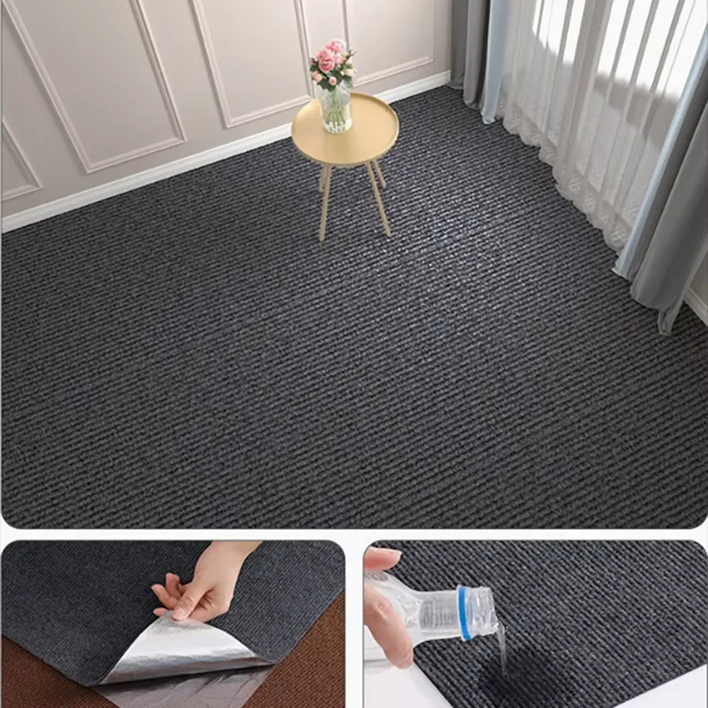 Solid Color Absorbent Rug – Bedroom, Bathroom, Kitchen & Living Room Decor