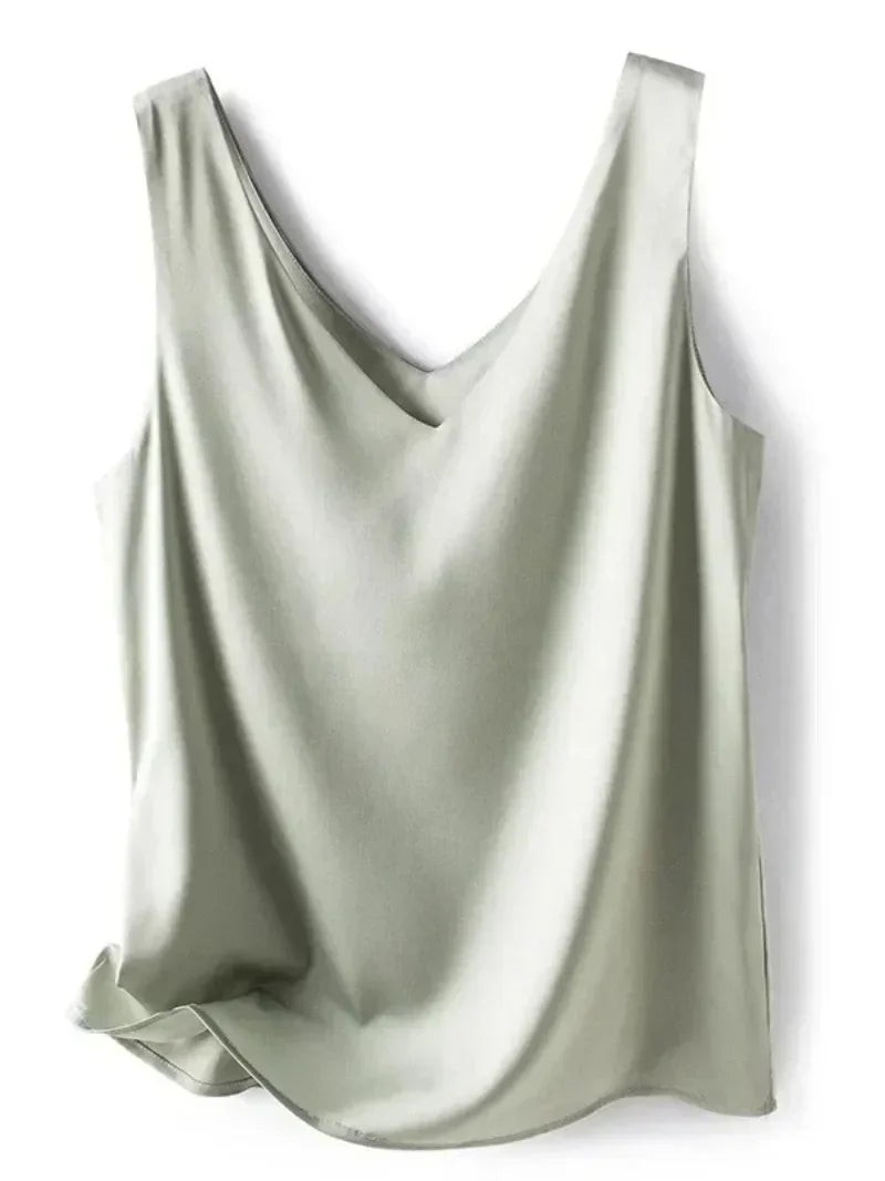 Women’s Sleeveless Satin Camisole Top