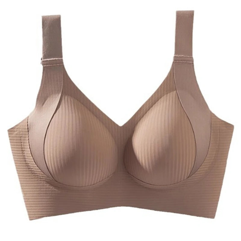 Women's Seamless Wire-Free Bra – Thin, Lift, Anti-Sag, for All Bust Sizes