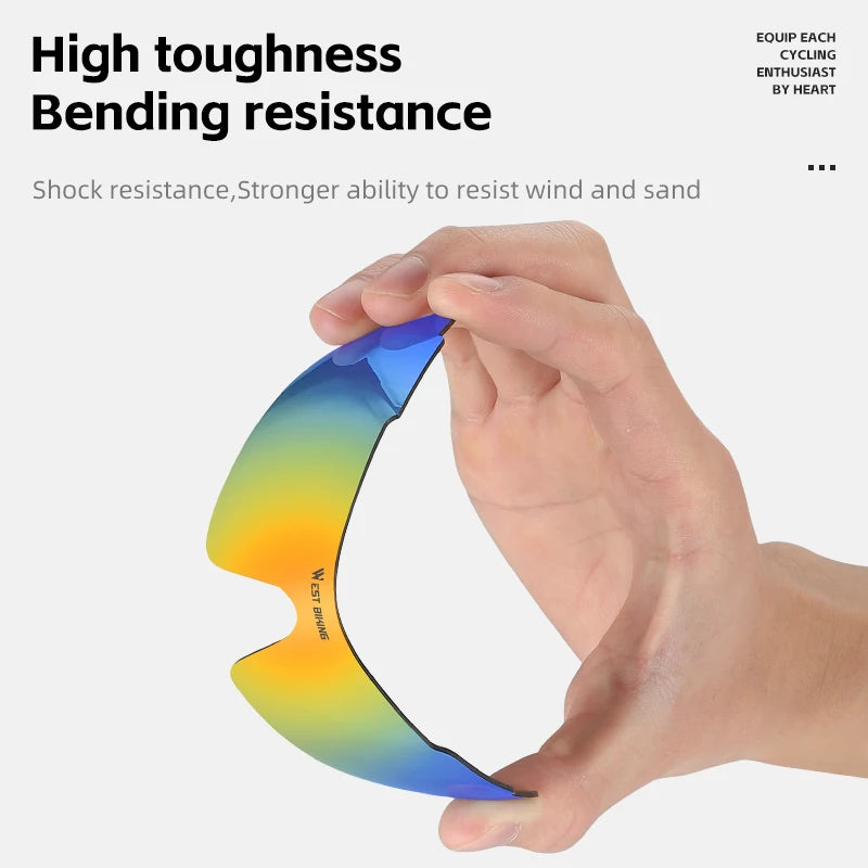 WEST BIKING Cycling Sunglasses – Sports MTB & Road Bike Goggles, UV400 Protection Eyewear for Men & Women