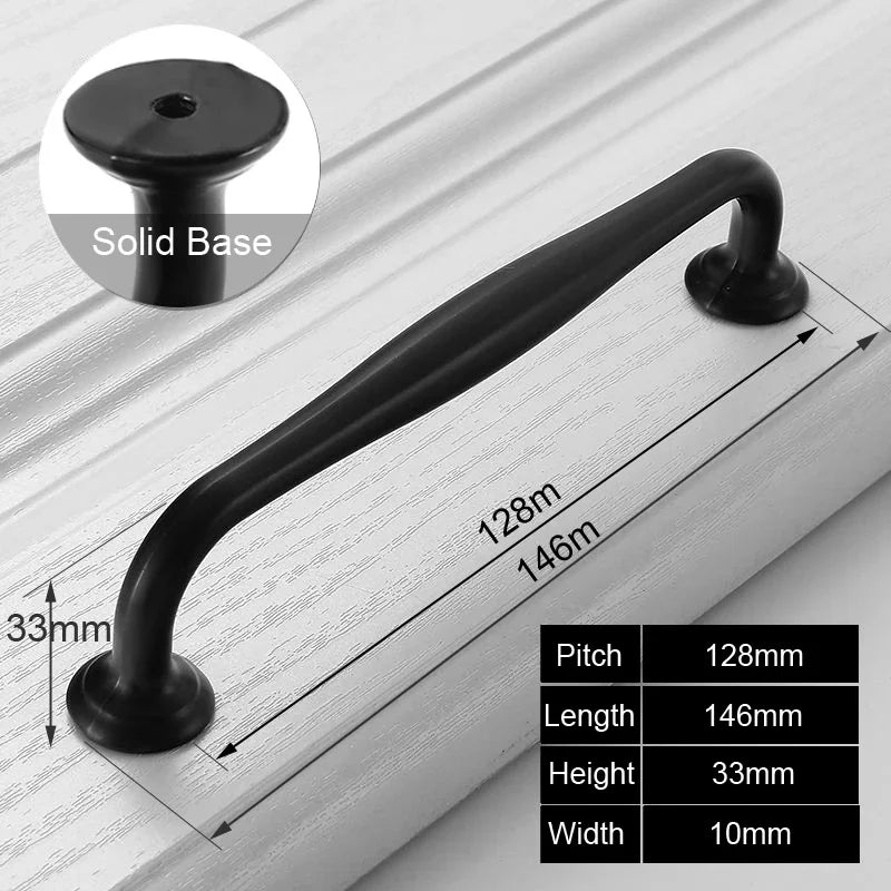 Black Cabinet Handles & Knobs – Modern Drawer Pulls, Cupboard & Kitchen Furniture Hardware