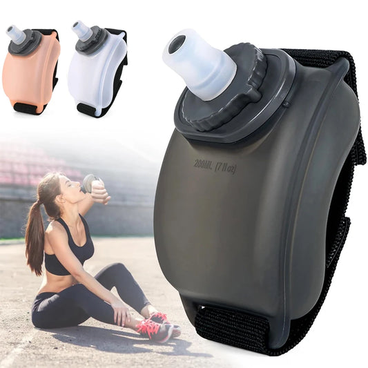 Wearable Wrist Water Bottle 200ml – Hands-Free for Running & Fitness