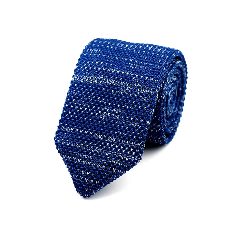 Fashion Knitted Ties for Men & Women – Casual Solid/Striped Narrow Necktie for Business, Wedding, and Daily Wear