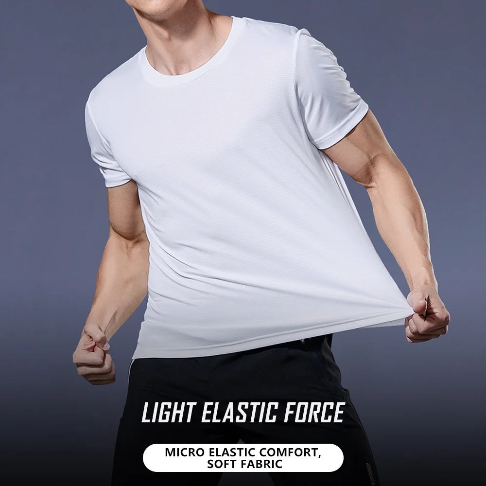 Men's Quick-Dry Gym T-Shirt – Lightweight, Moisture-Wicking, Short Sleeve