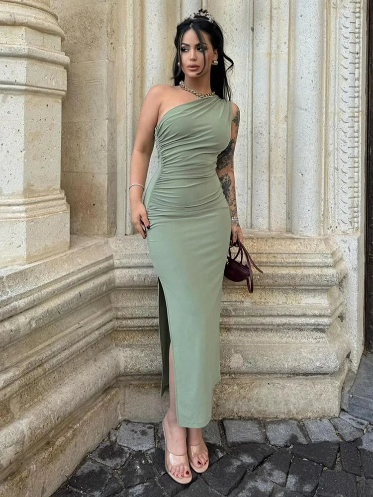 Women's Sexy Summer Maxi Dress – Sleeveless, Backless, Split