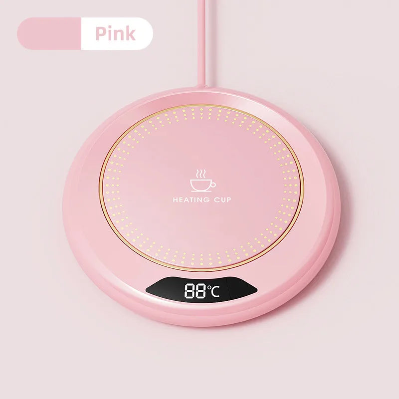 USB Heating Coaster – 3-Speed, 55°C Constant Temperature