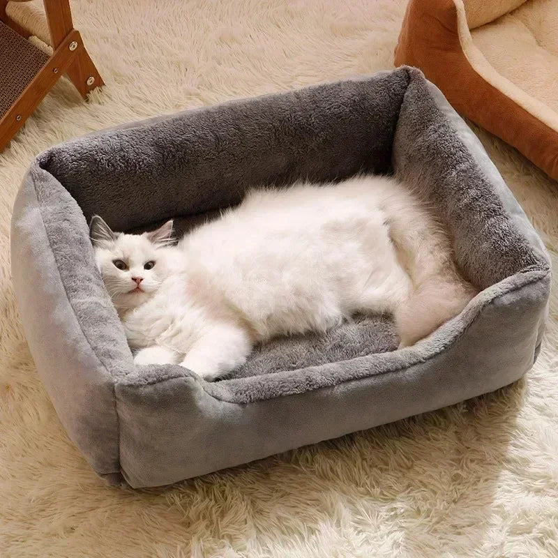 Plush Cat Bed – Cozy Pet Cushion for Cats